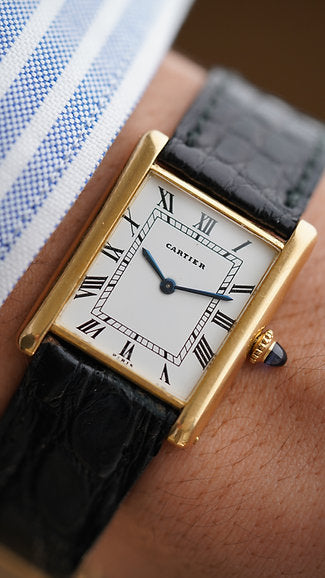 Cartier Tank Louis Frederic Piguet 21 segunda mano - vista frontal