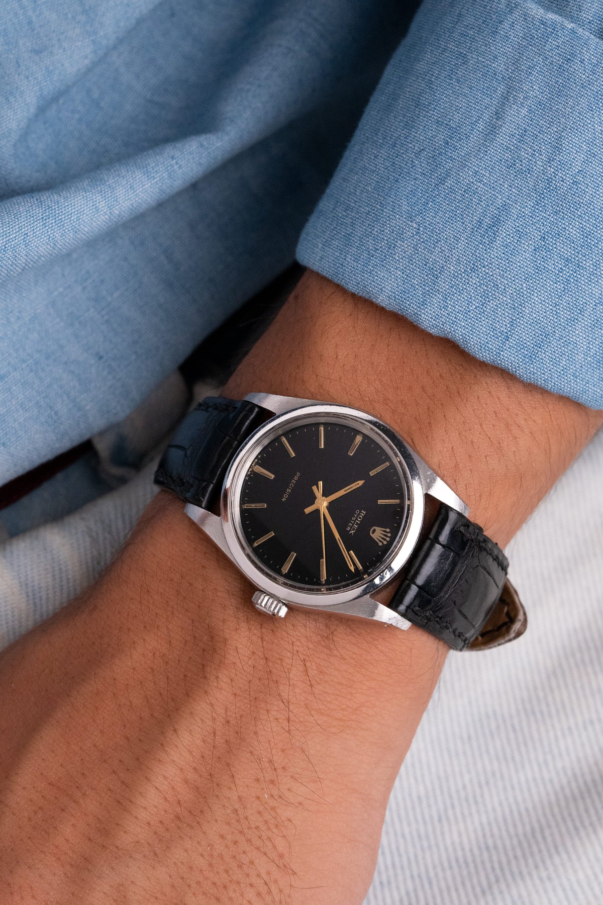 Rolex Oyster Perpetual 34 Gilt dial