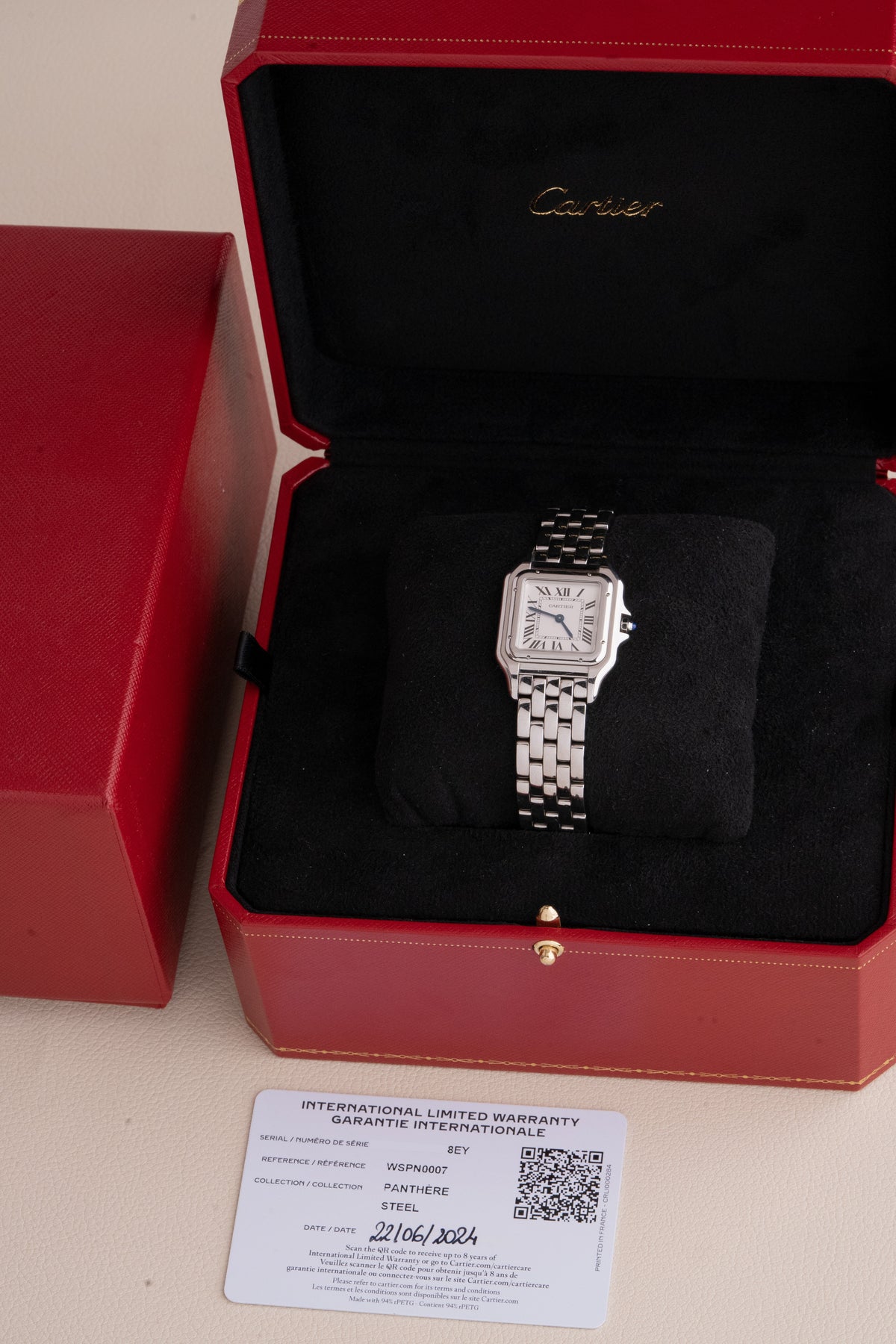 Cartier Panthère Medium en acero, de 2024