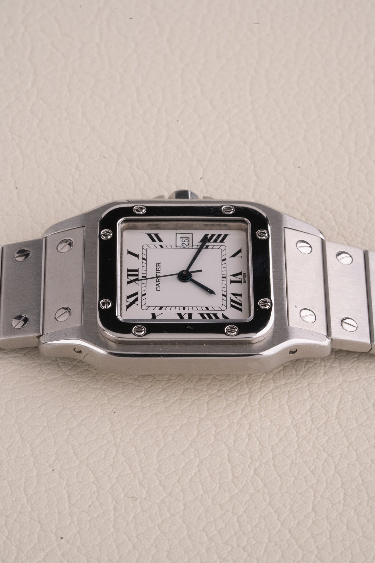 Cartier Santos Carrée ref. 2960 de los años 80 en acero