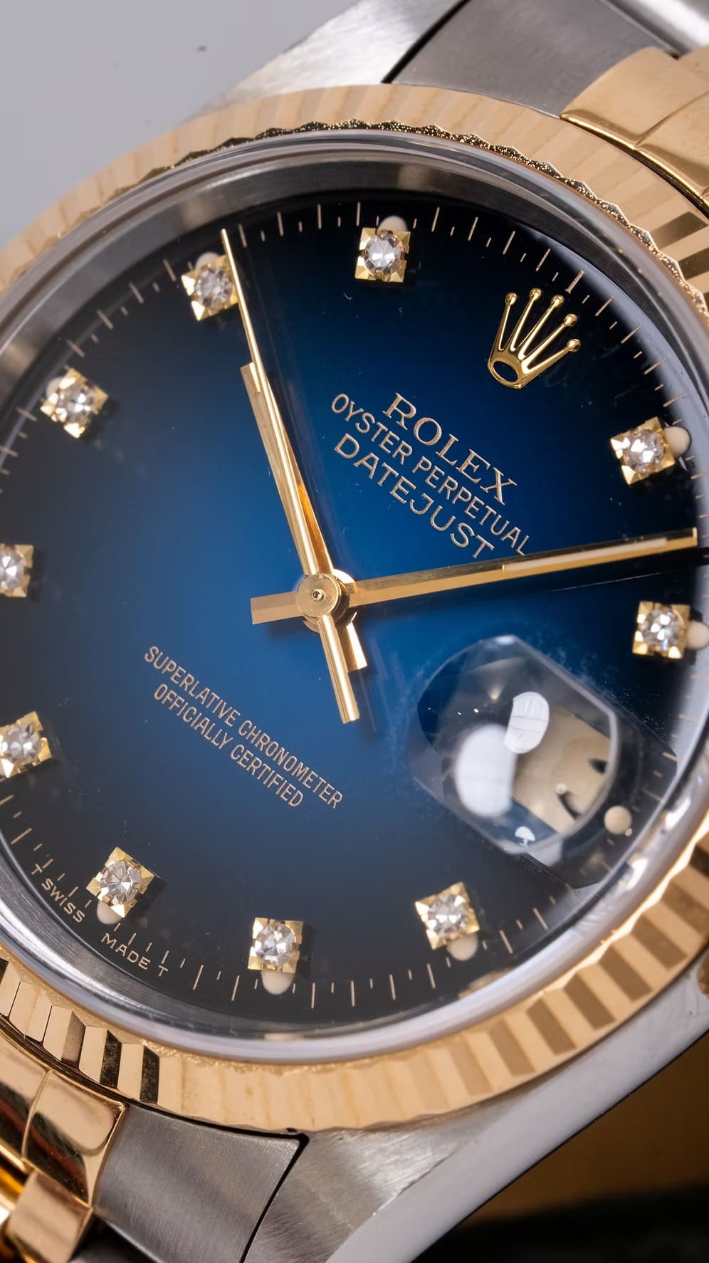 Rolex Datejust Vignette Dial NOS segunda mano - vista trasera