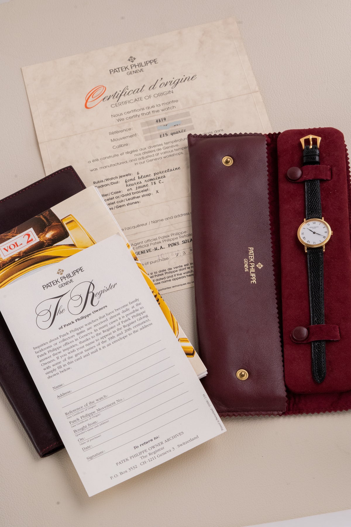 Patek Philippe Calatrava Clous de Paris ref. 4819