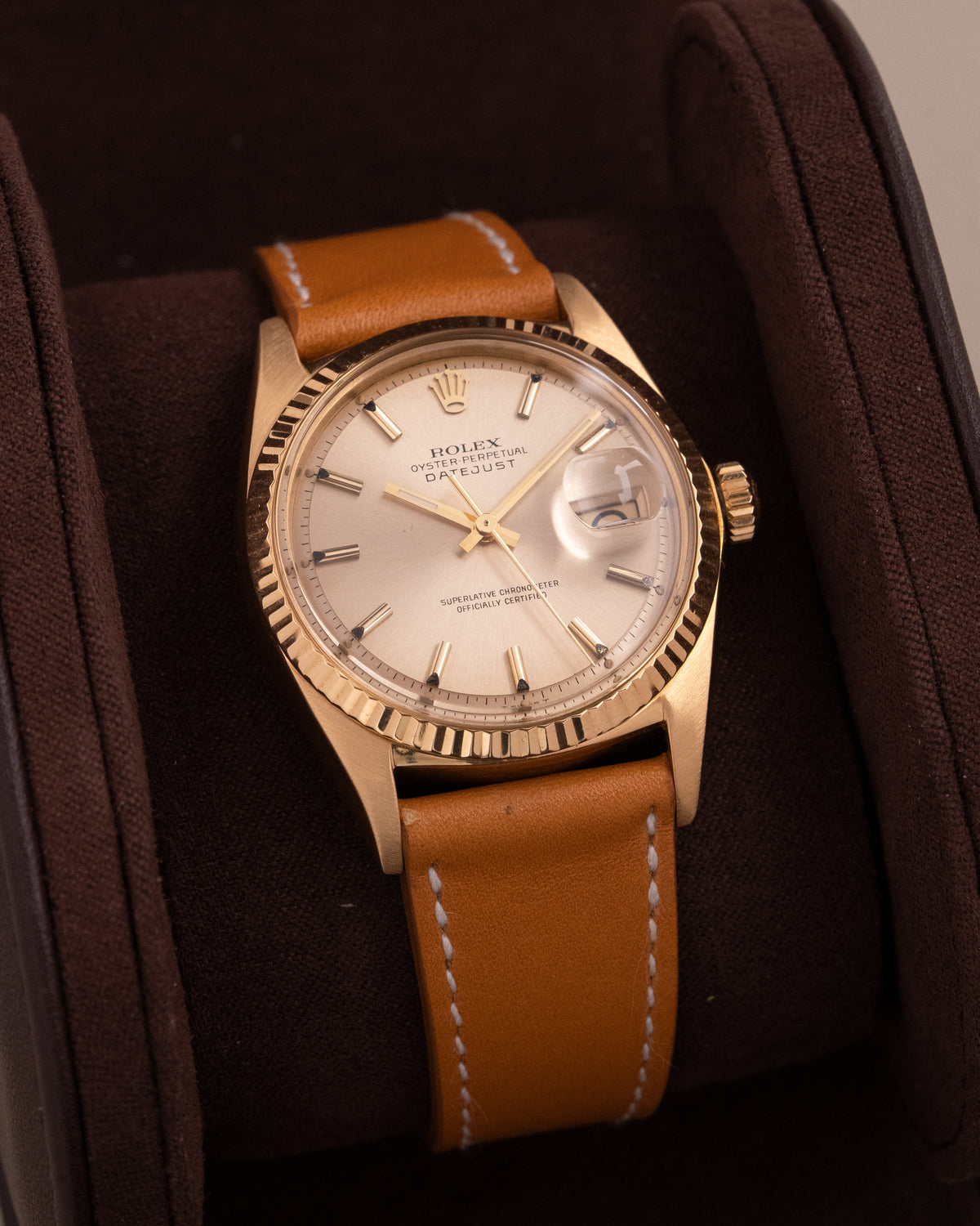 Correa de piel de 19 mm para Rolex