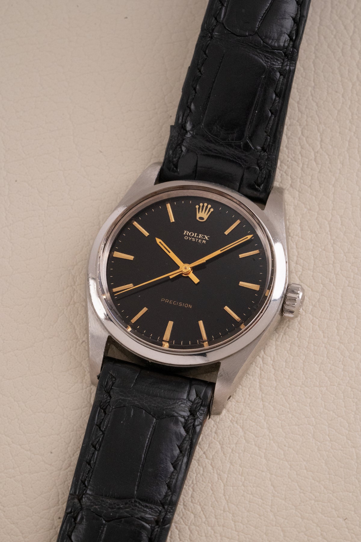 Rolex Oyster Perpetual 34 con gilt dial