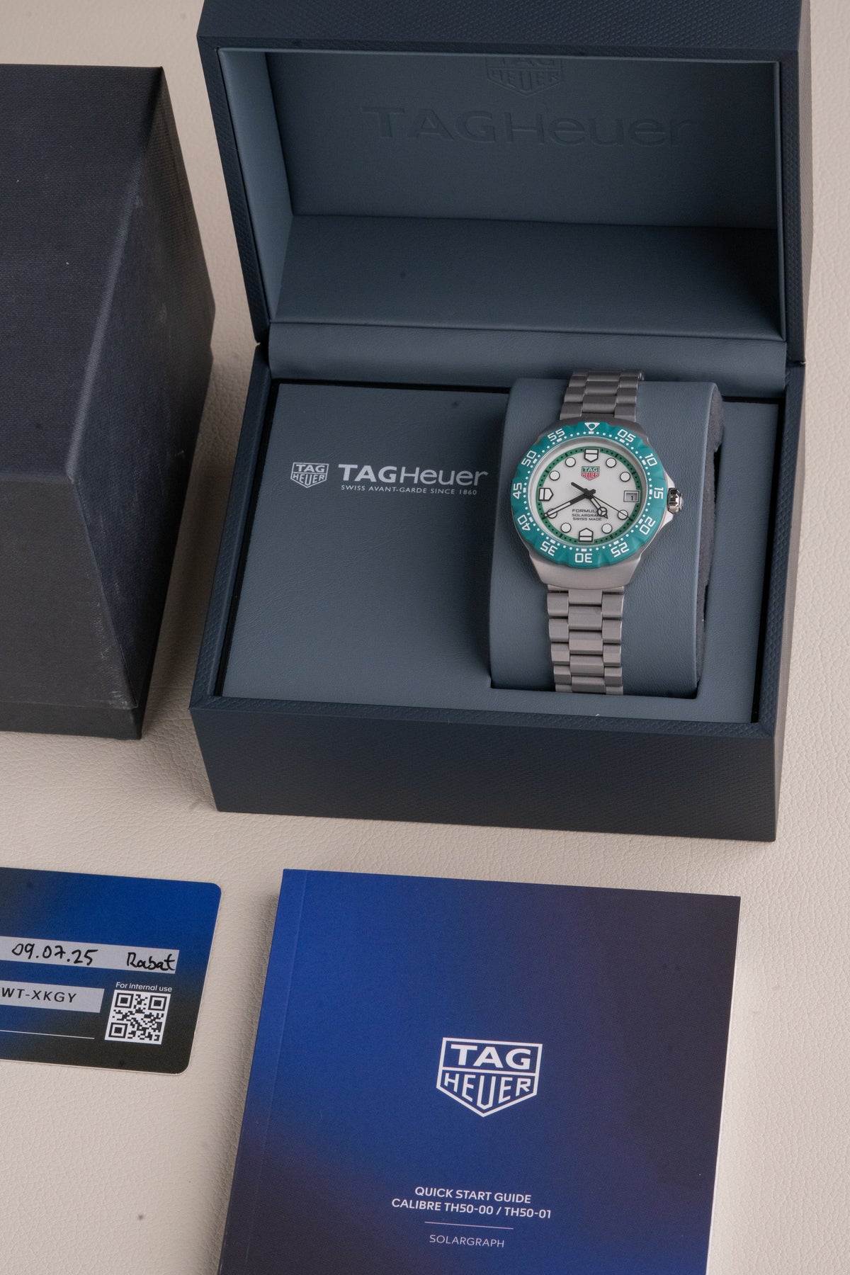 TAG Heuer Formula 1 Solargraph de 2025, edición limitada verde