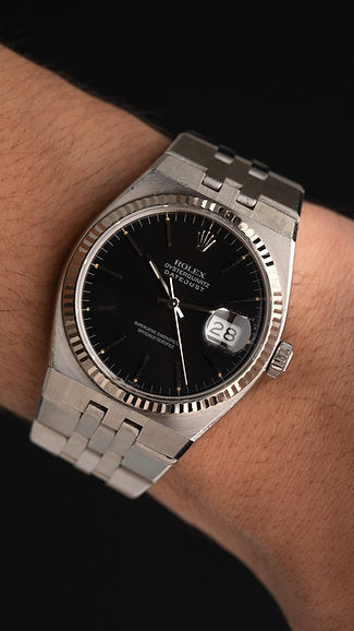 Rolex OysterQuartz 17014 segunda mano - vista frontal