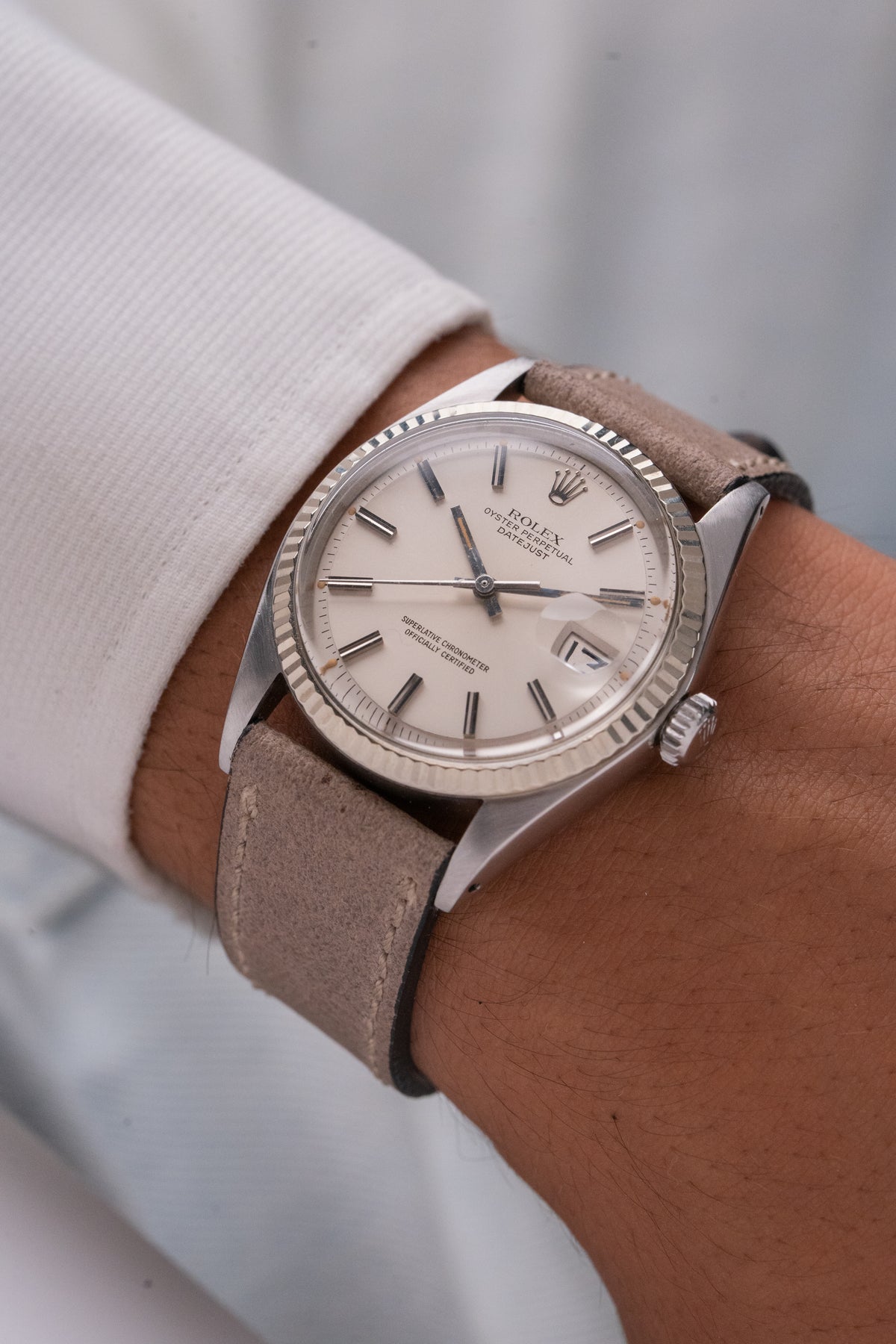 Rolex Datejust 36 1601 correa de piel