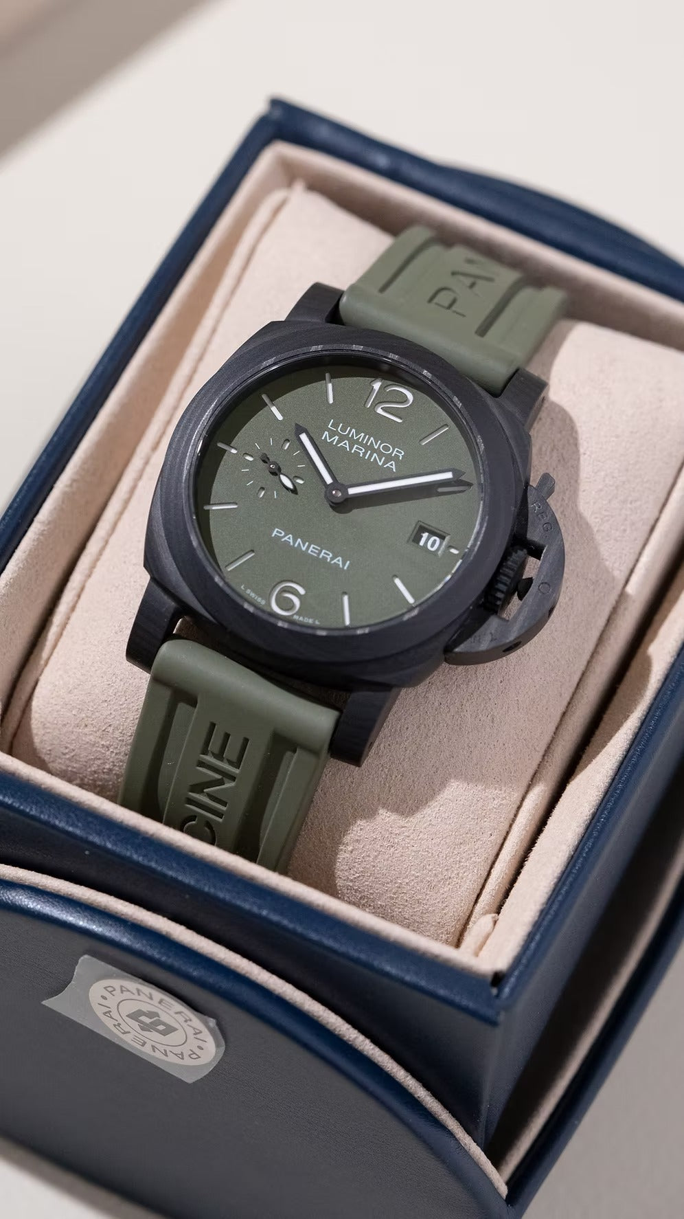 Panerai Marina Carbontech segunda mano - vista frontal