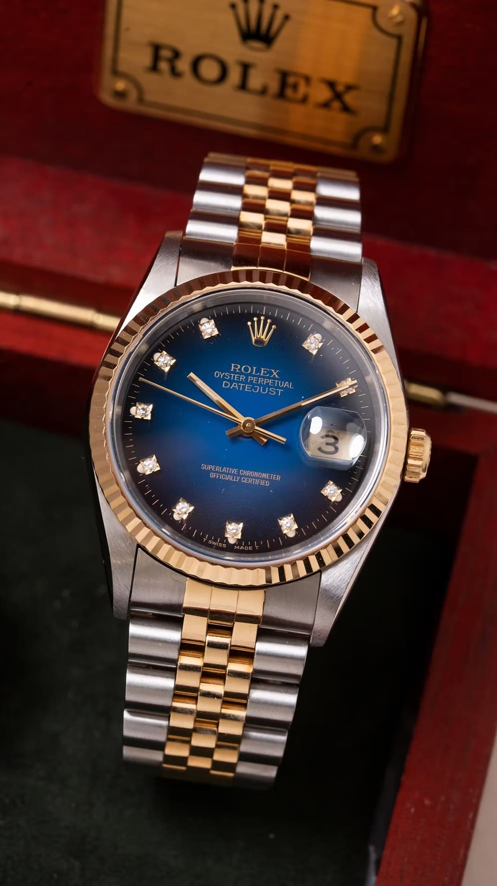 Rolex Datejust Vignette Dial NOS segunda mano - vista frontal