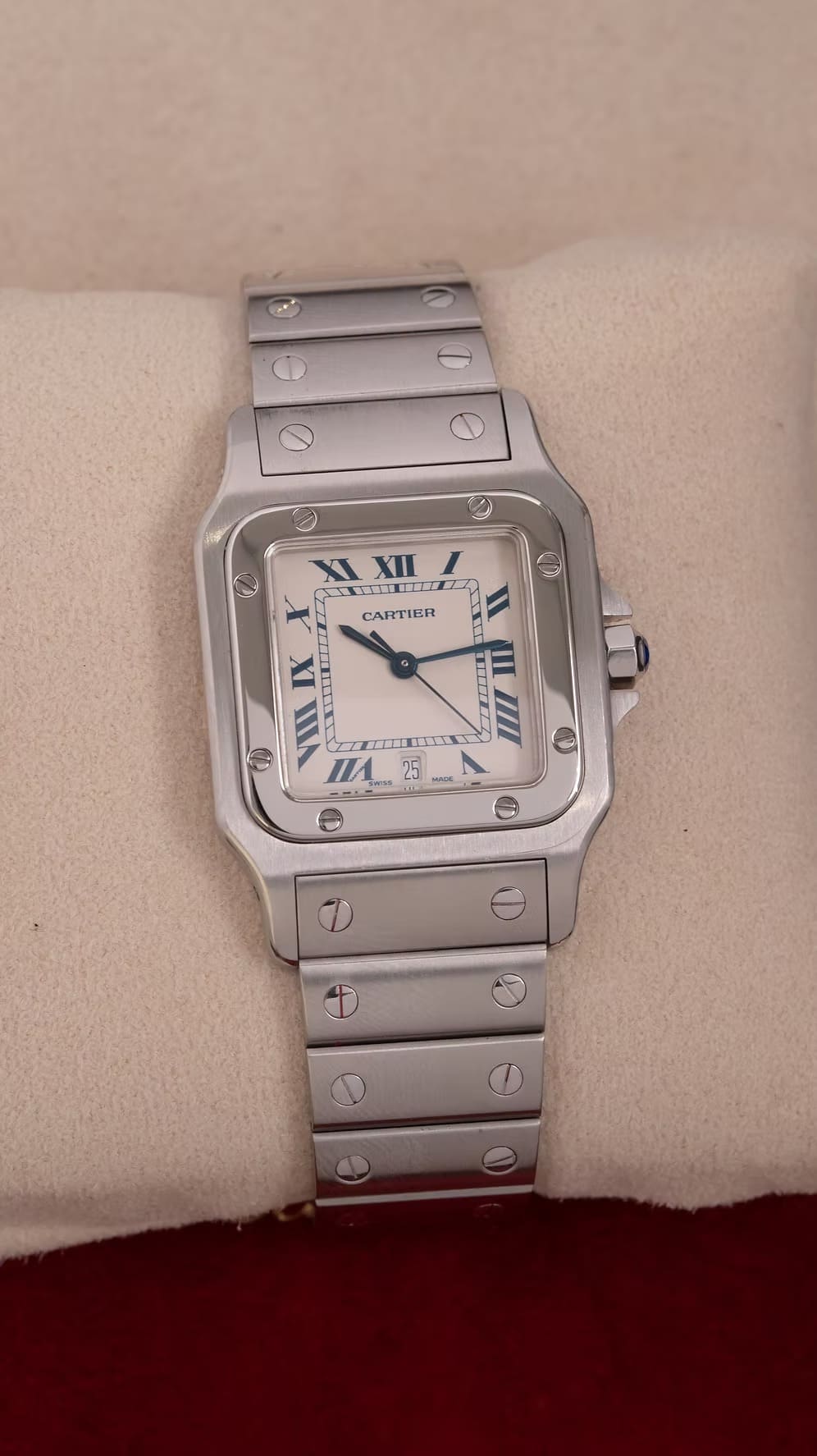 Cartier Santos Galbee 1564 segunda mano - vista frontal