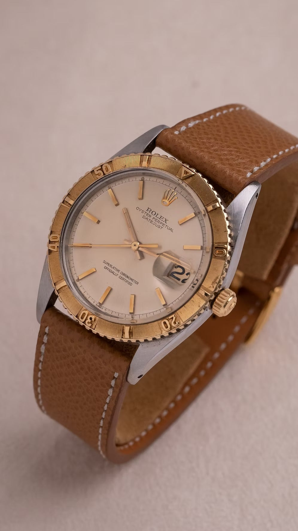 Rolex Datejust 36 Turn-O-Graph segunda mano - detalle del bisel