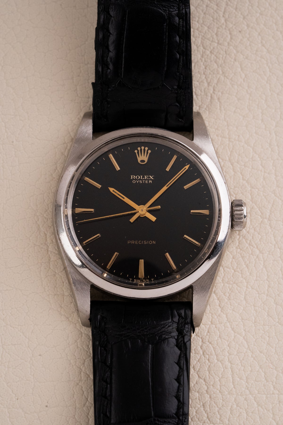 Rolex Oyster Perpetual 34 con gilt dial